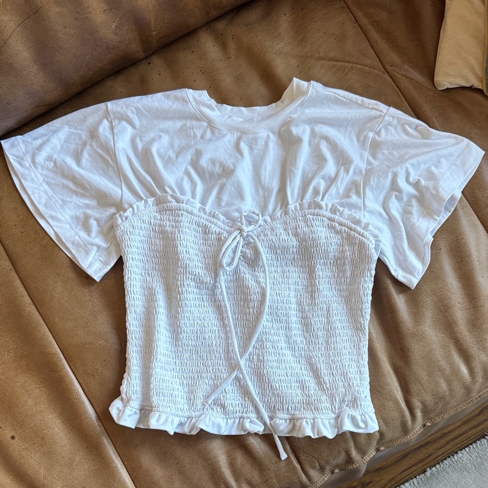 For Love & Lemons White Women’s Top